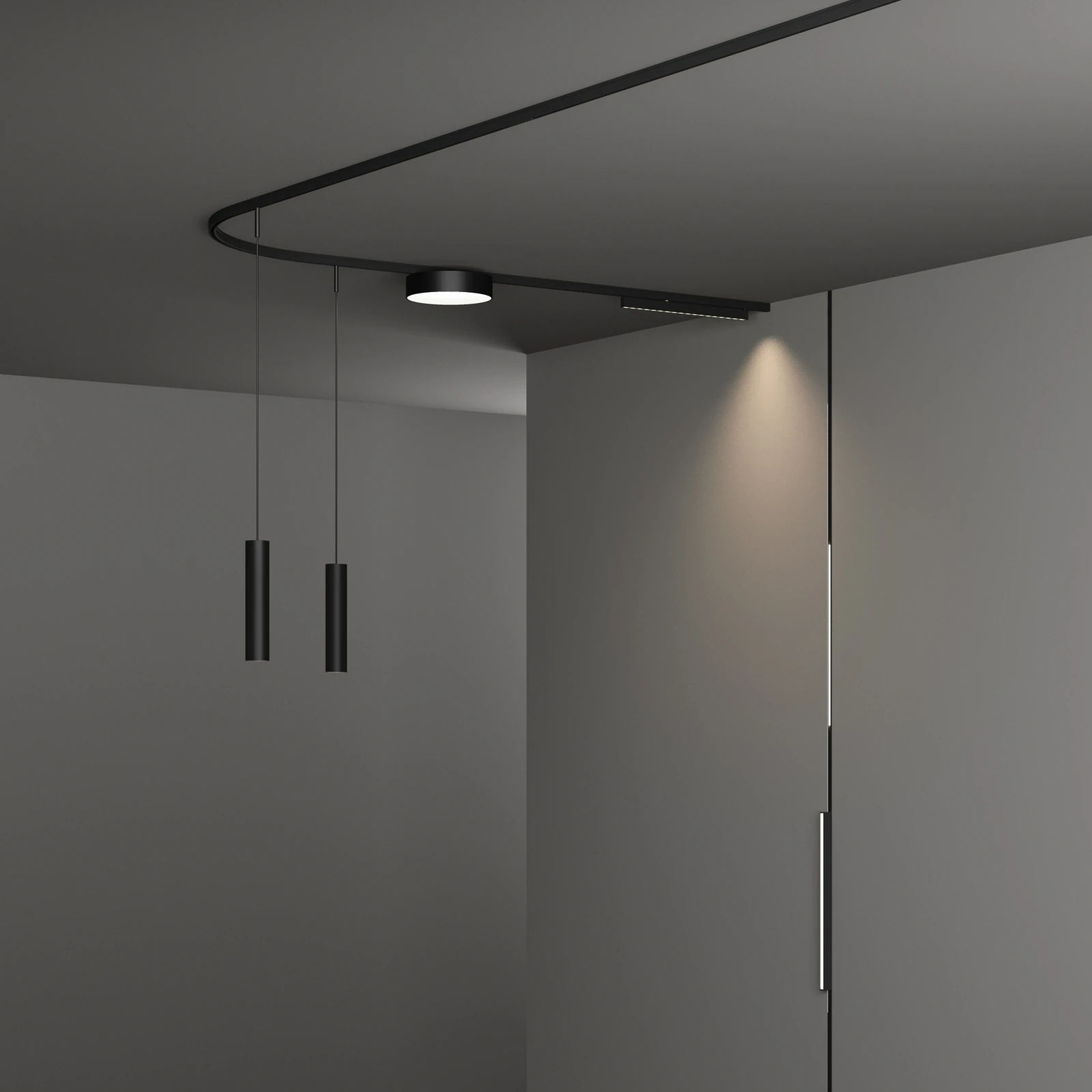 Deva Surface Track 1000mm installed in an interior