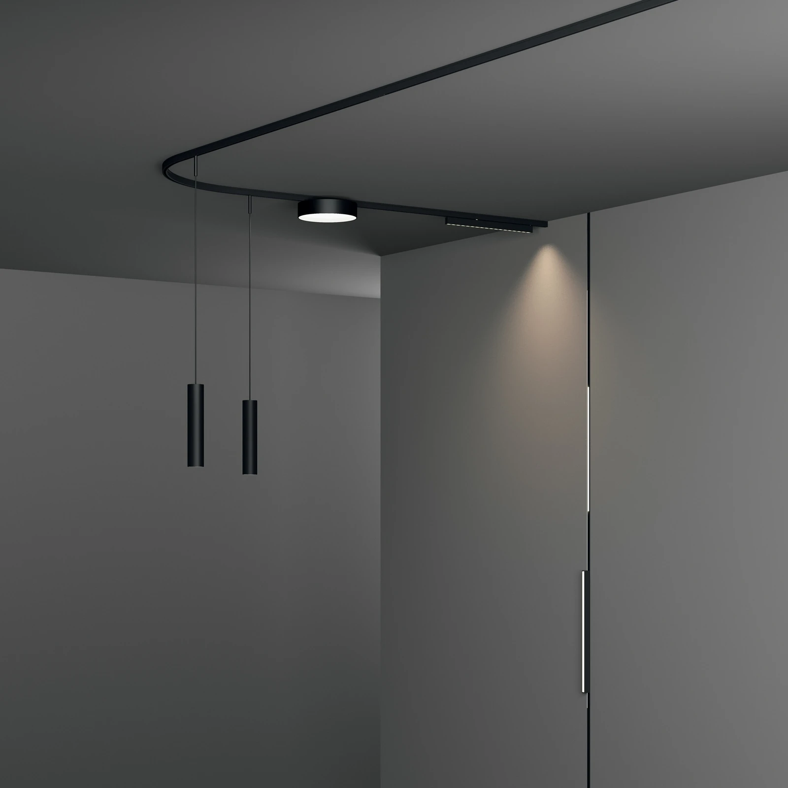 Deva Surface Track 2000mm installed in an interior