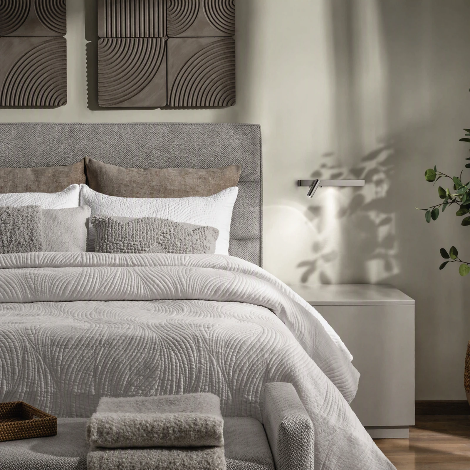 Bonne Nuit-1 AP Nickel installed in an interior