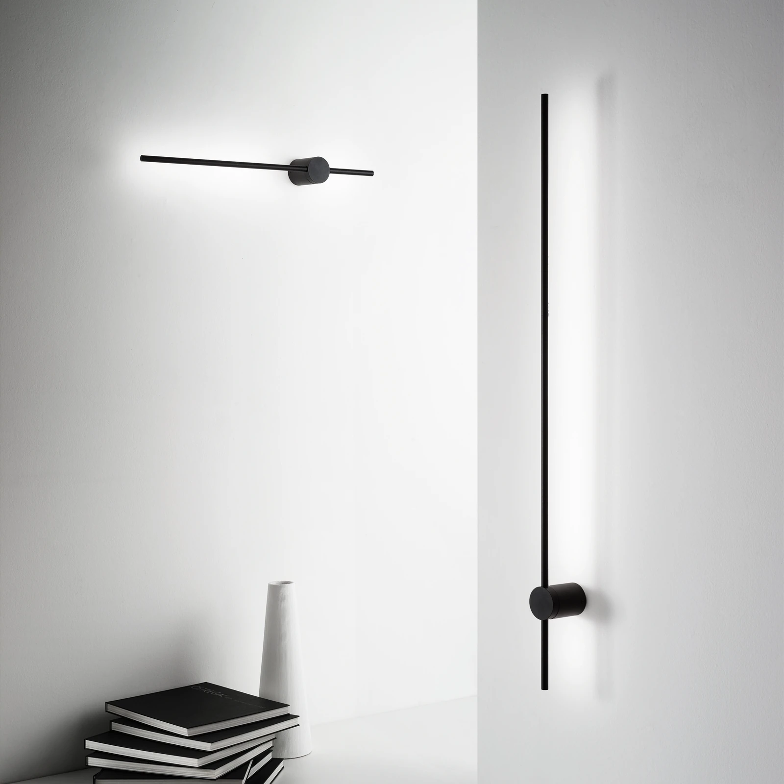 Essence Wall Light Round Light Ind. by Ideal Lux, installed