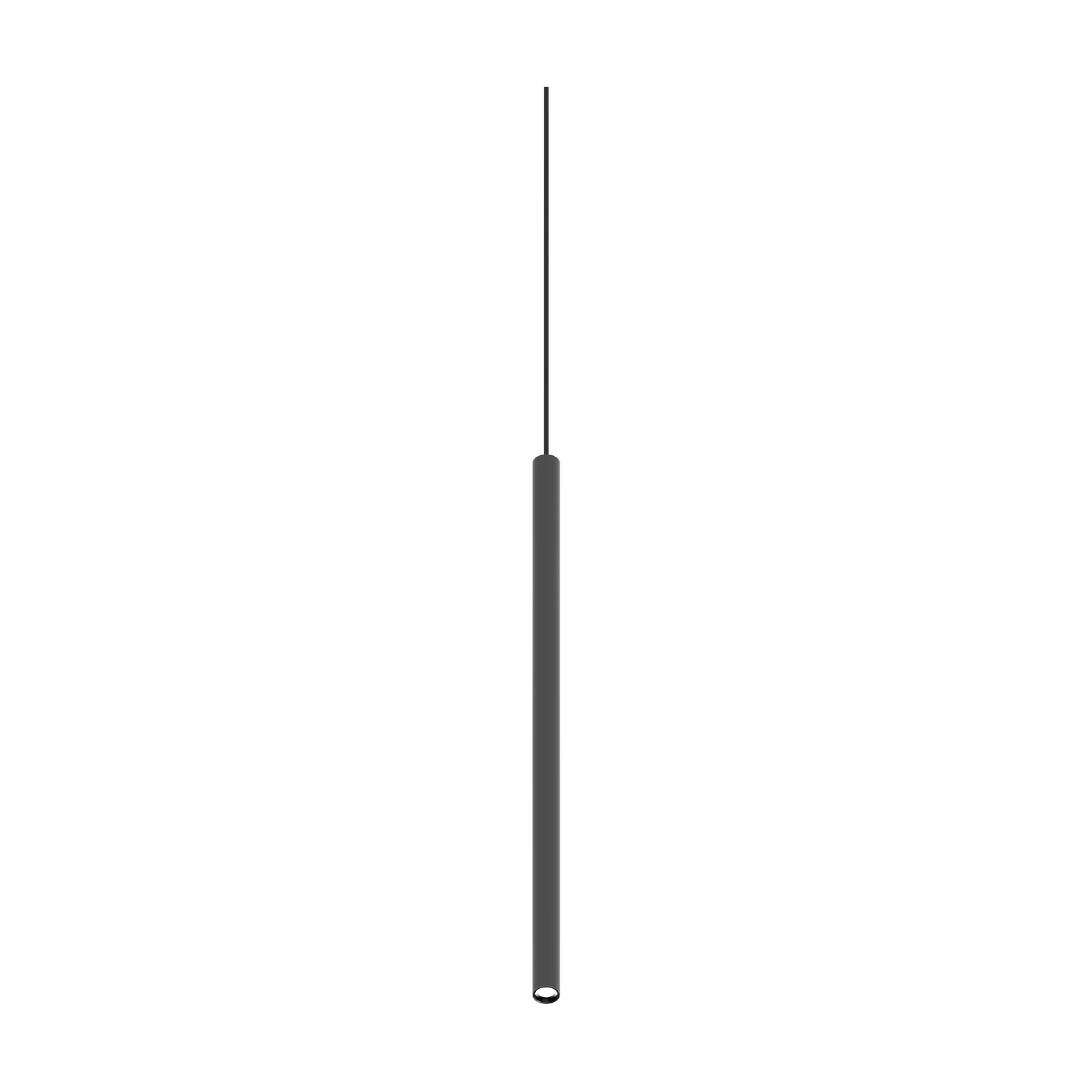 Ego Pendant Tube 5.5W 3000K DALI Bk by Ideal Lux