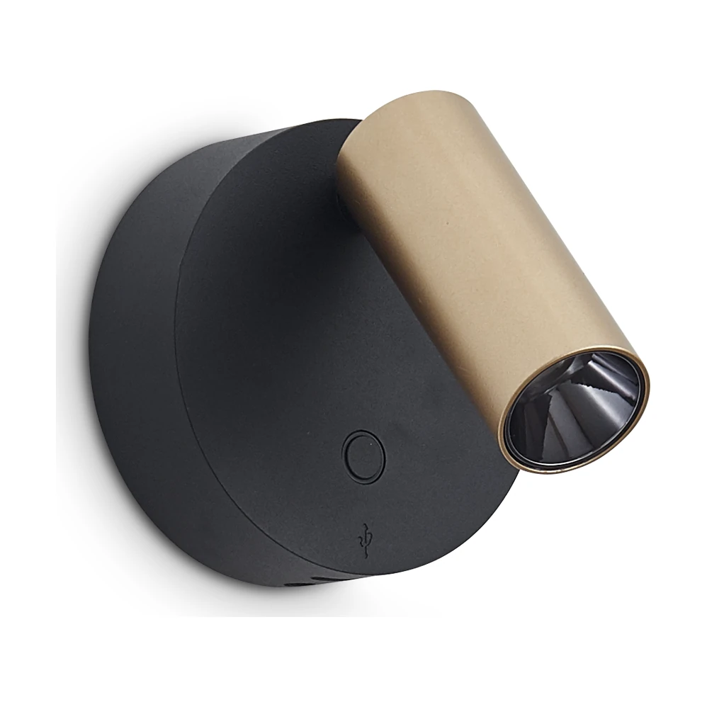 Elf AP + Gold Black by Ideal Lux, product photo