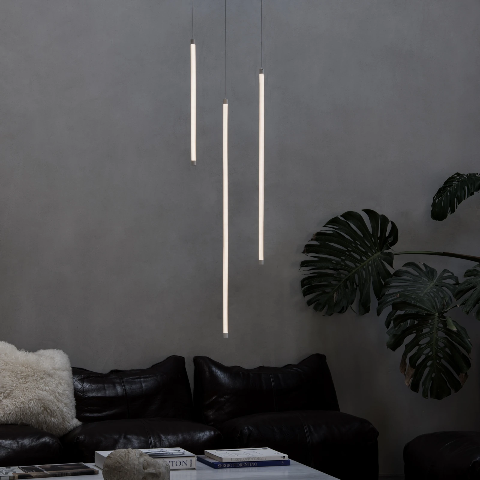 Tubix Pendant by Ideal Lux, installed