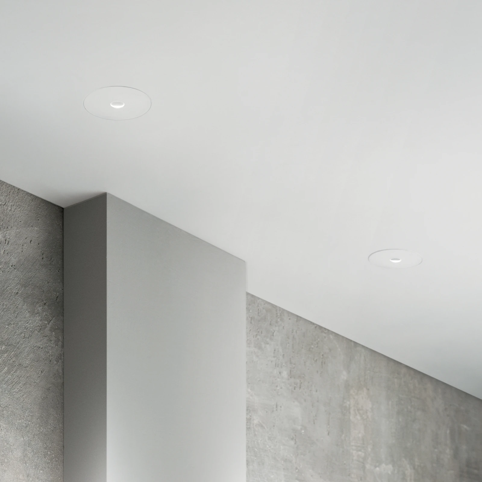 Infinity Fi Trim 12W 3000K White installed in an interior