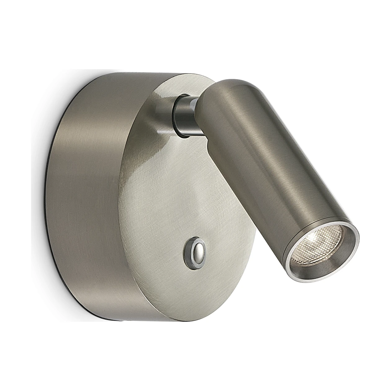 Bean AP Round Rechargeable Nickel by Ideal Lux