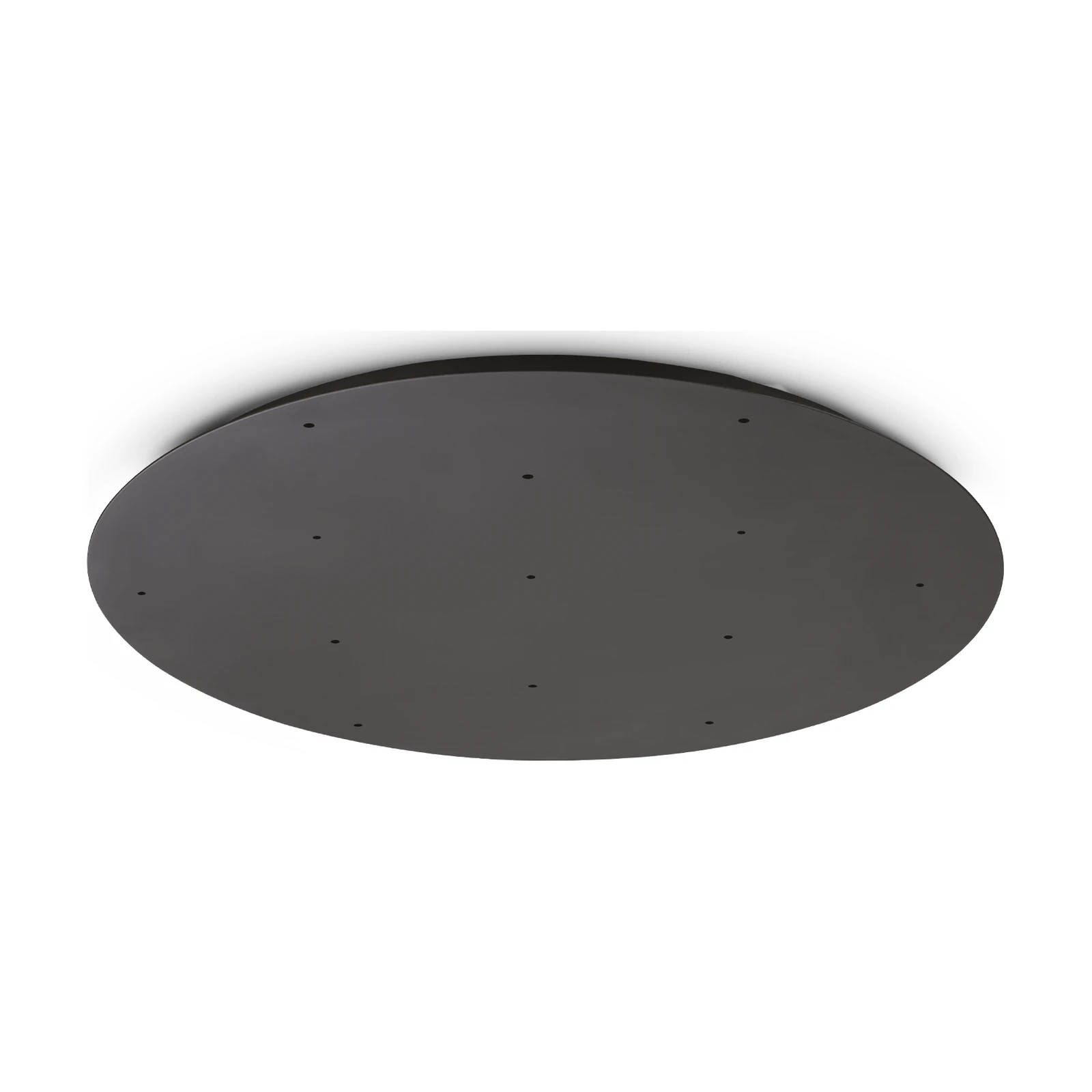 Ceiling Rose D075 13 Holes Black by Ideal Lux, product photo