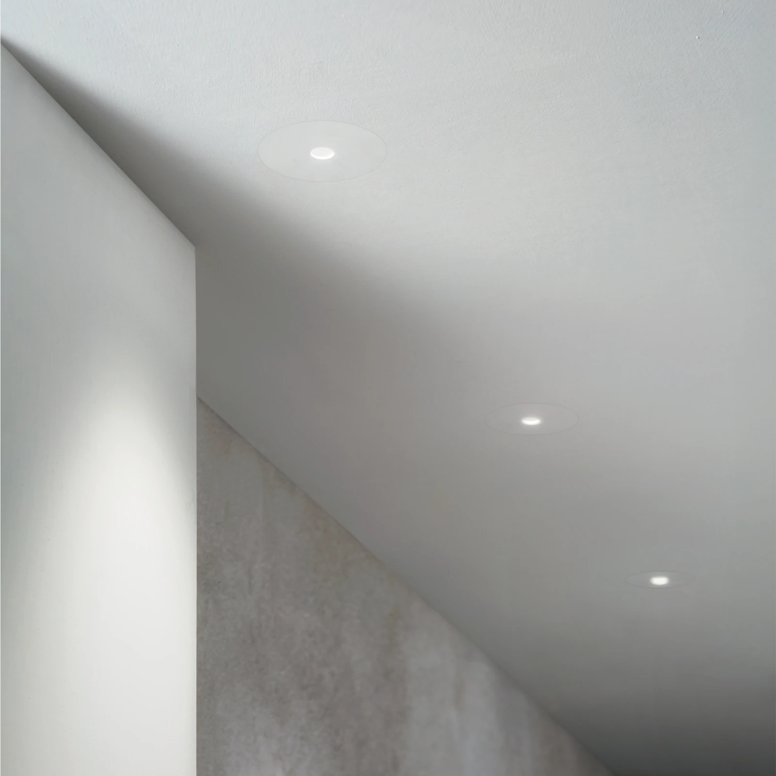 Infinity Fi Trimless 12W 3000K Black installed in an interior