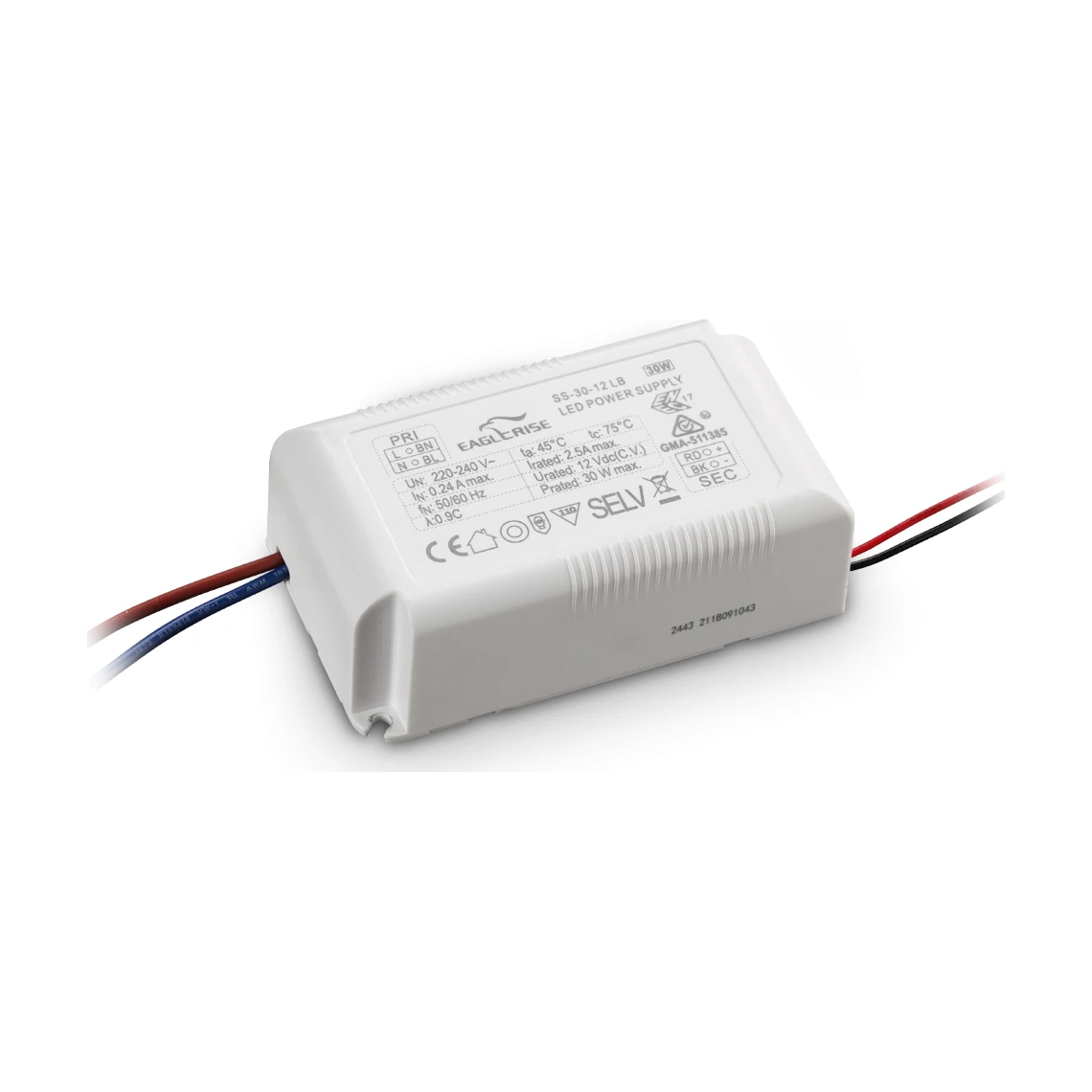 Mapa/post-it LED Driver On/Off 30W 12V DC by Ideal Lux, product photo
