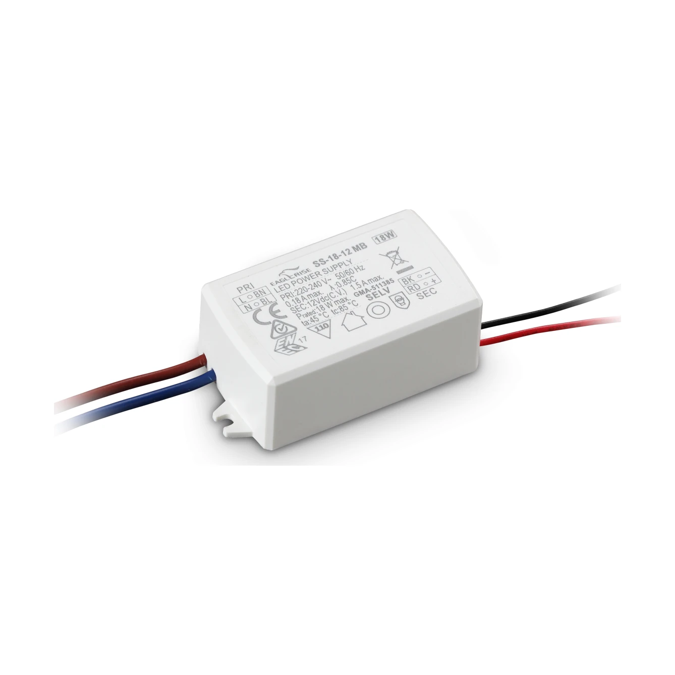 Mapa/post-it LED Driver On/Off 18W 12V DC by Ideal Lux