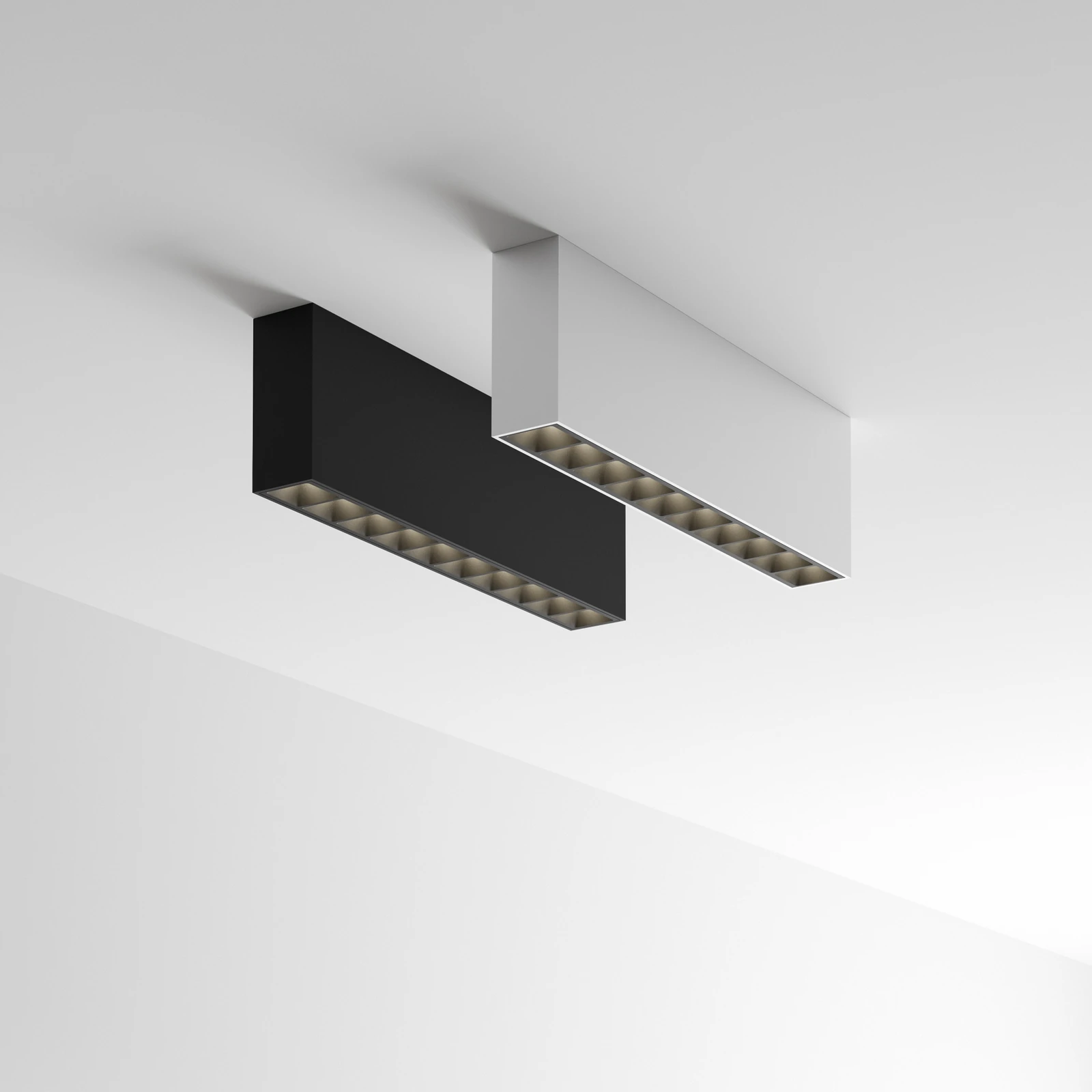 Lika PL 21W 3000K Black by Ideal Lux, installed