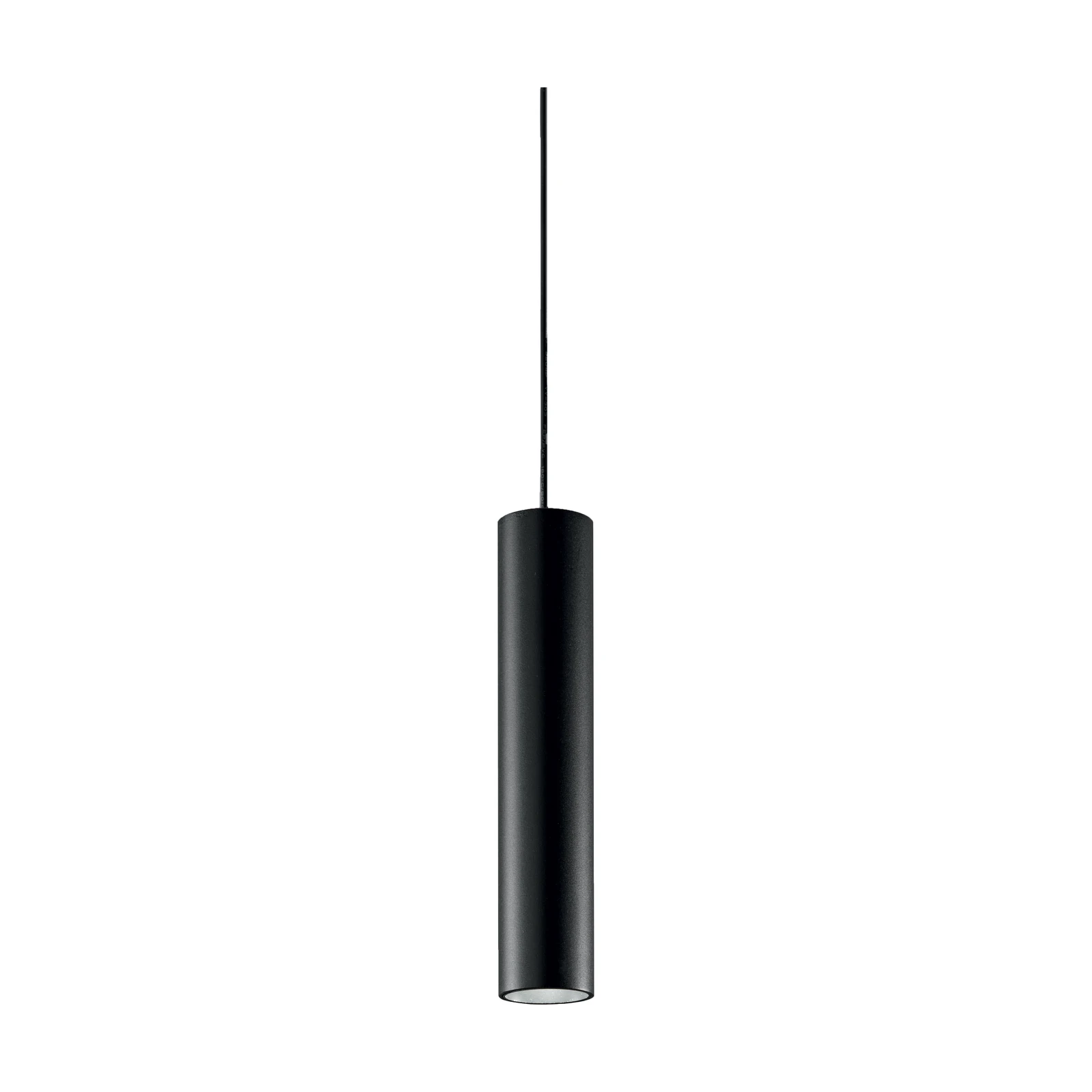 Deva Pendant Tube 06W 4000K Black by Ideal Lux