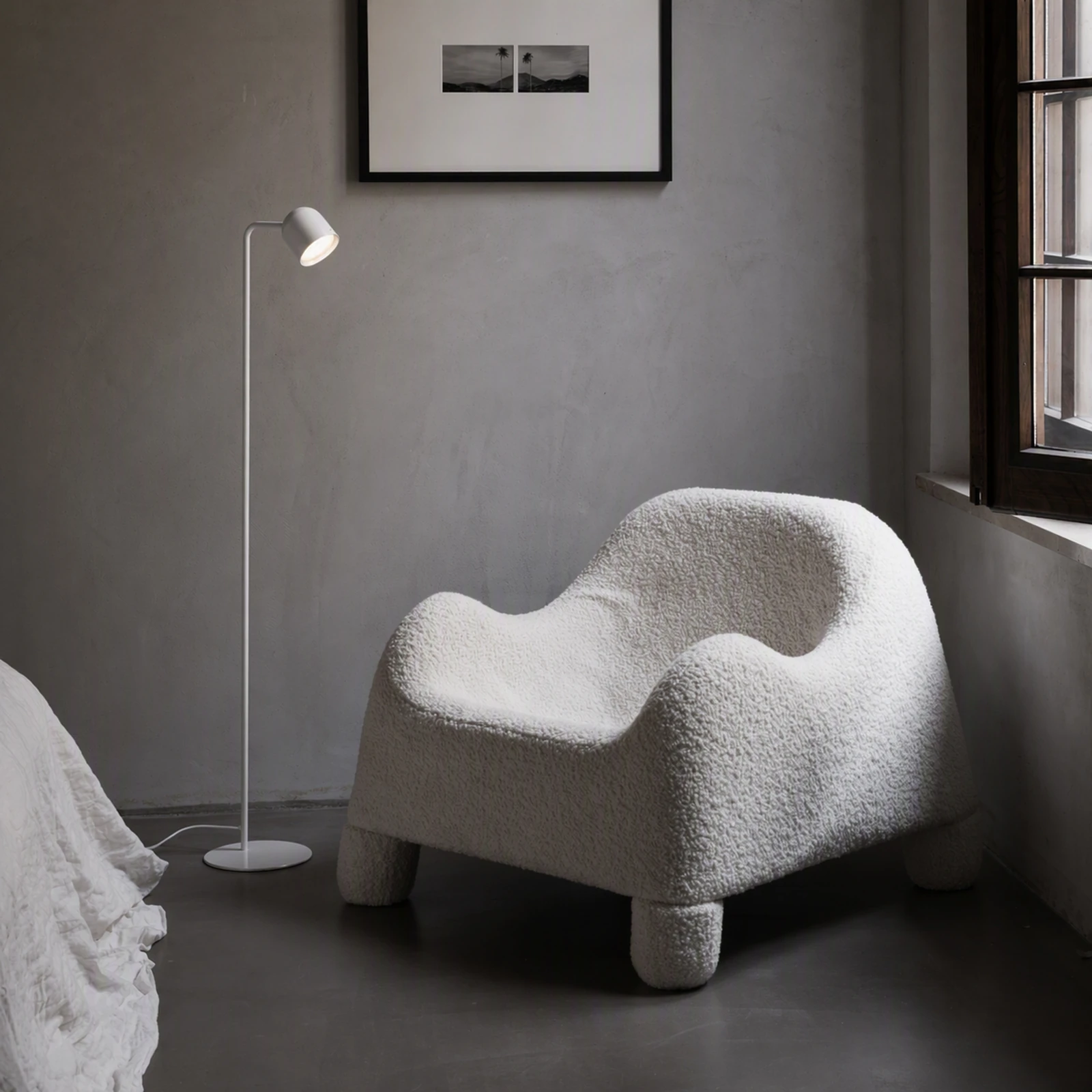 Dodo PT1 White installed in an interior