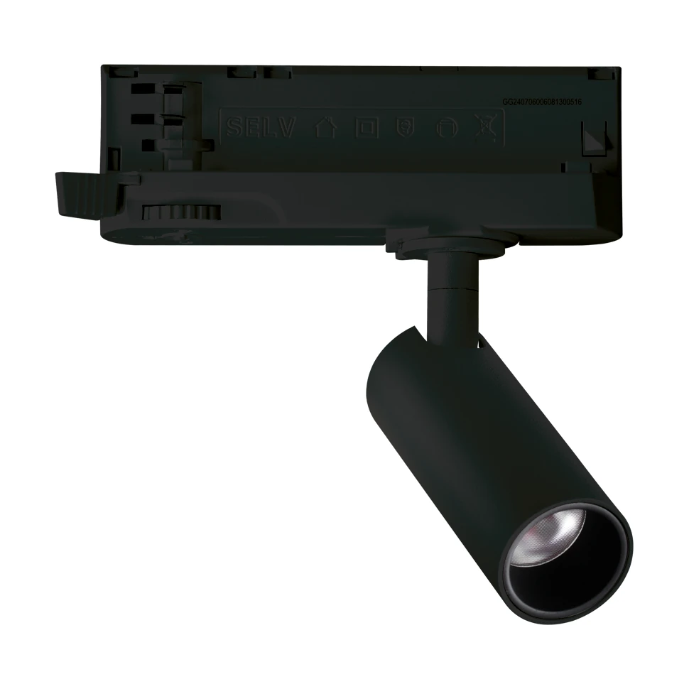 Play Tr 3-phase 07W 3000K Black by Ideal Lux, product photo