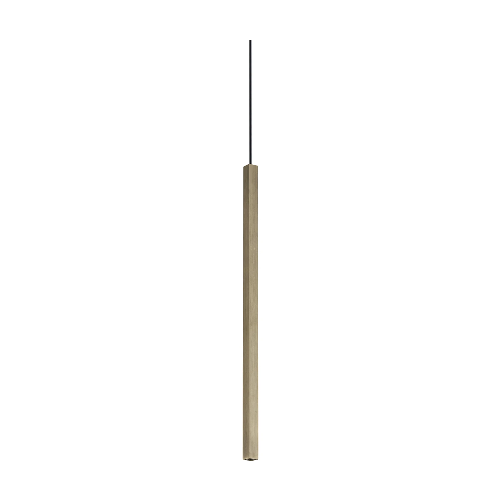 Look LED SP01 Square D1.5 H040 On/Off 3000K Brass by Ideal Lux
