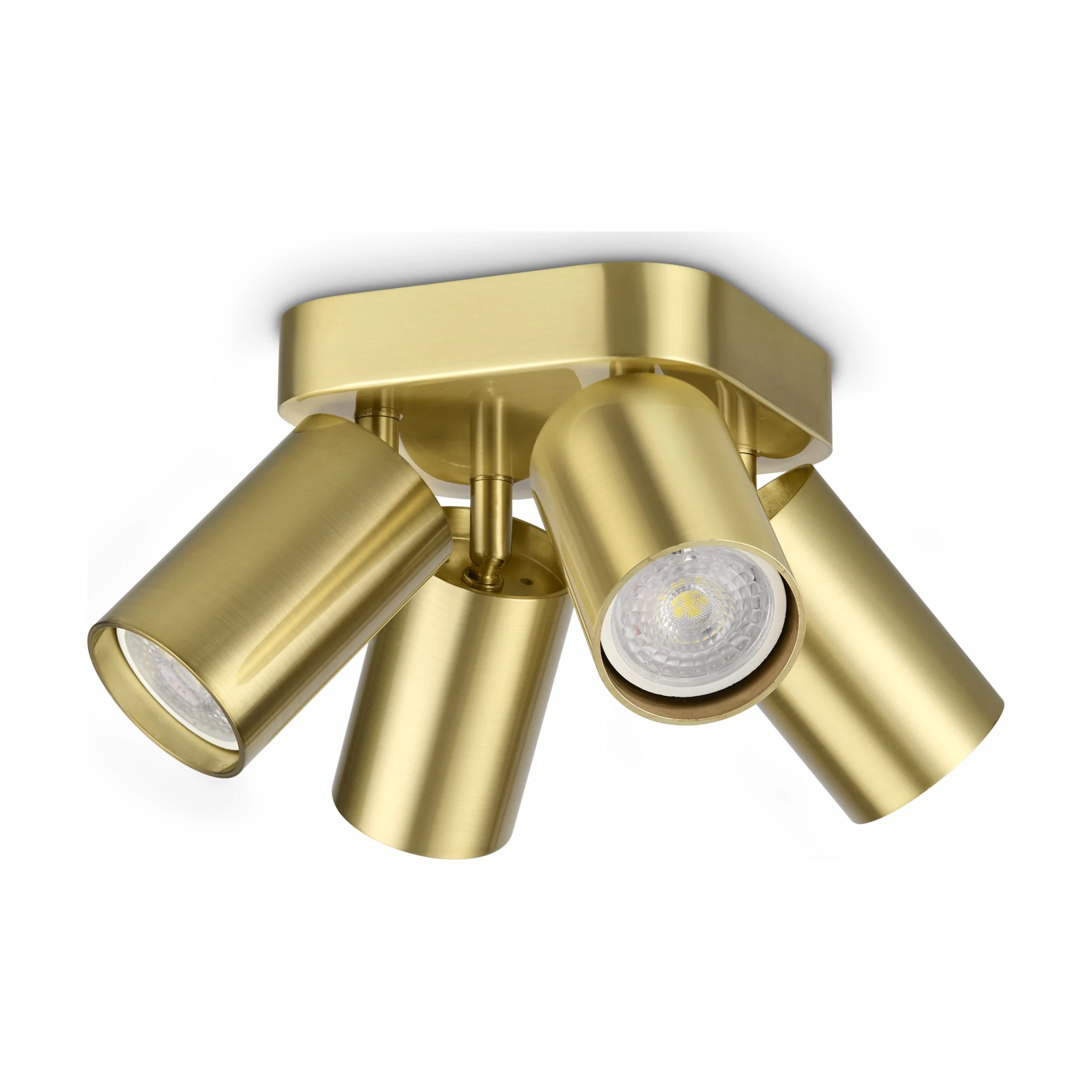 Dynamite PL4 Round Brass by Ideal Lux