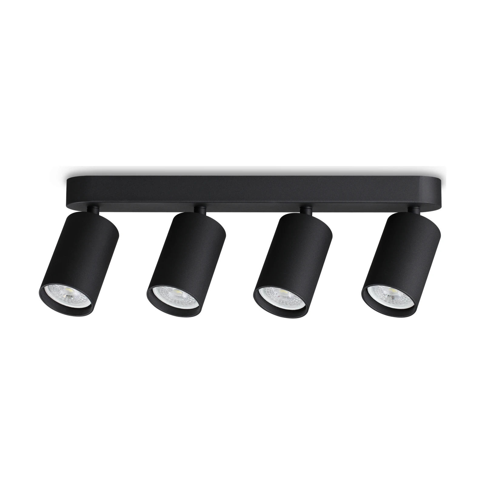 Dynamite PL4 Linear Round Black by Ideal Lux