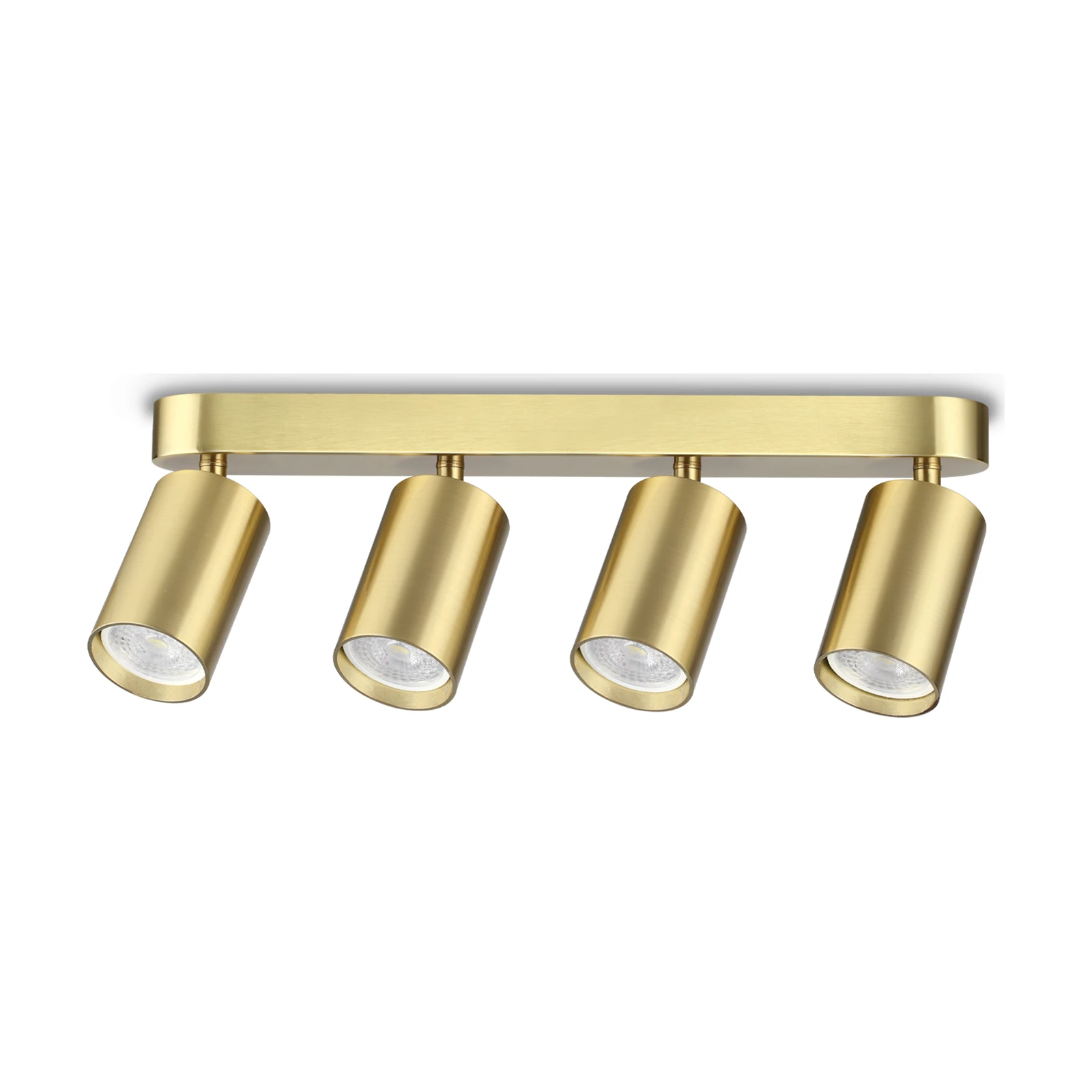 Dynamite PL4 Linear Round Brass by Ideal Lux