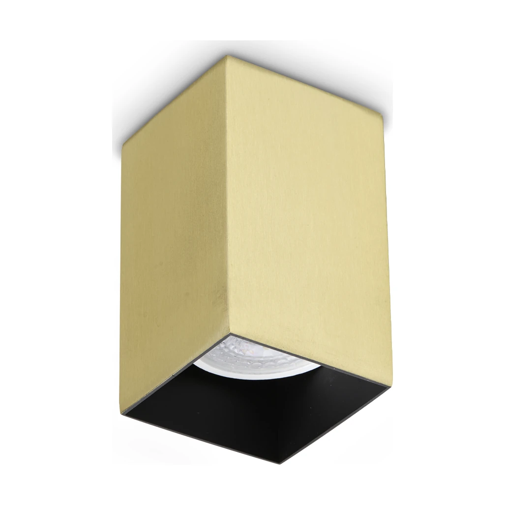 Look PL01 Square D6.0 H010 Brass by Ideal Lux