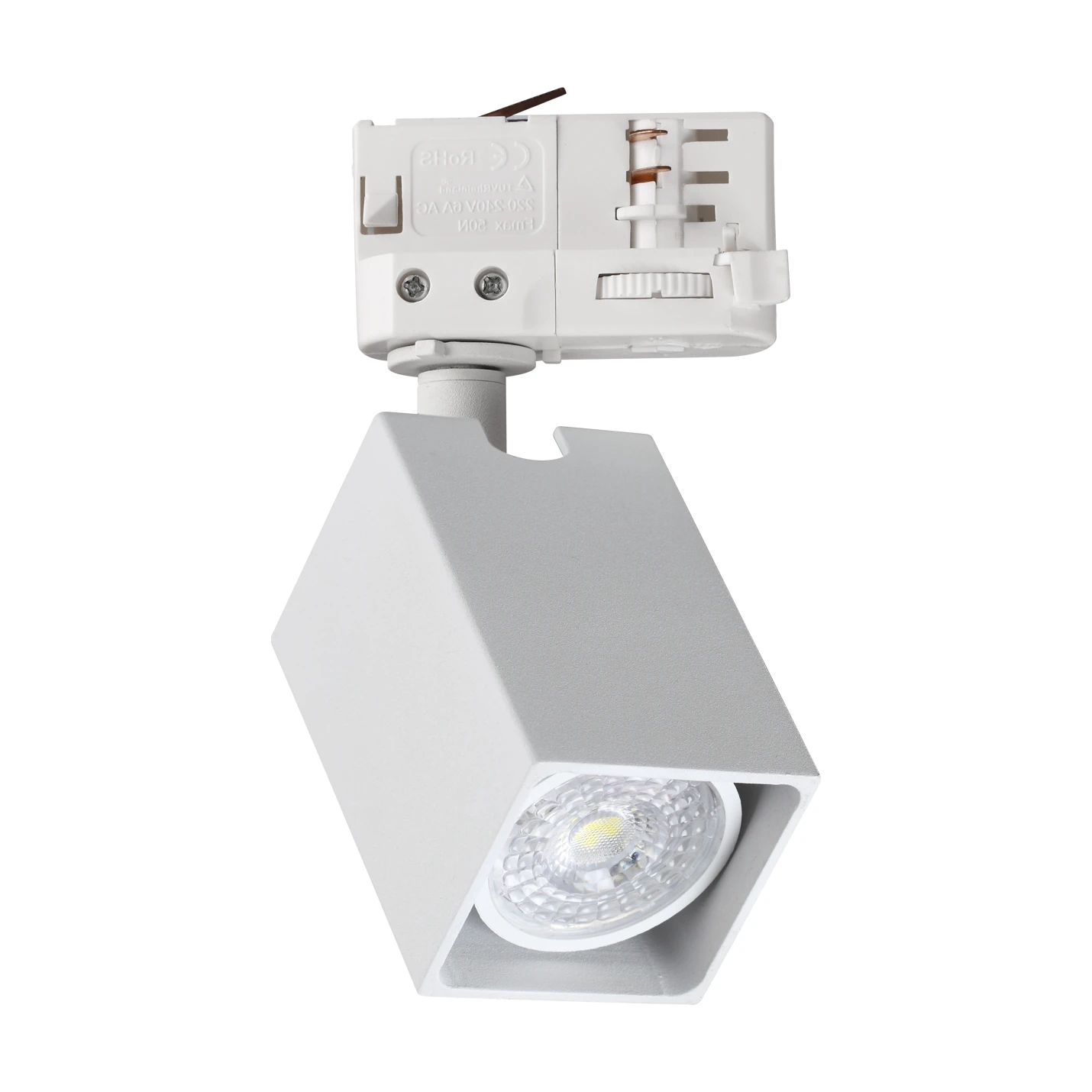 Dynamite Tr 3-phase Square White by Ideal Lux, product photo