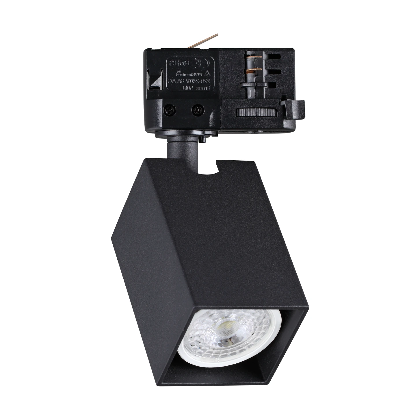 Dynamite Tr 3-phase Square Black by Ideal Lux, product photo