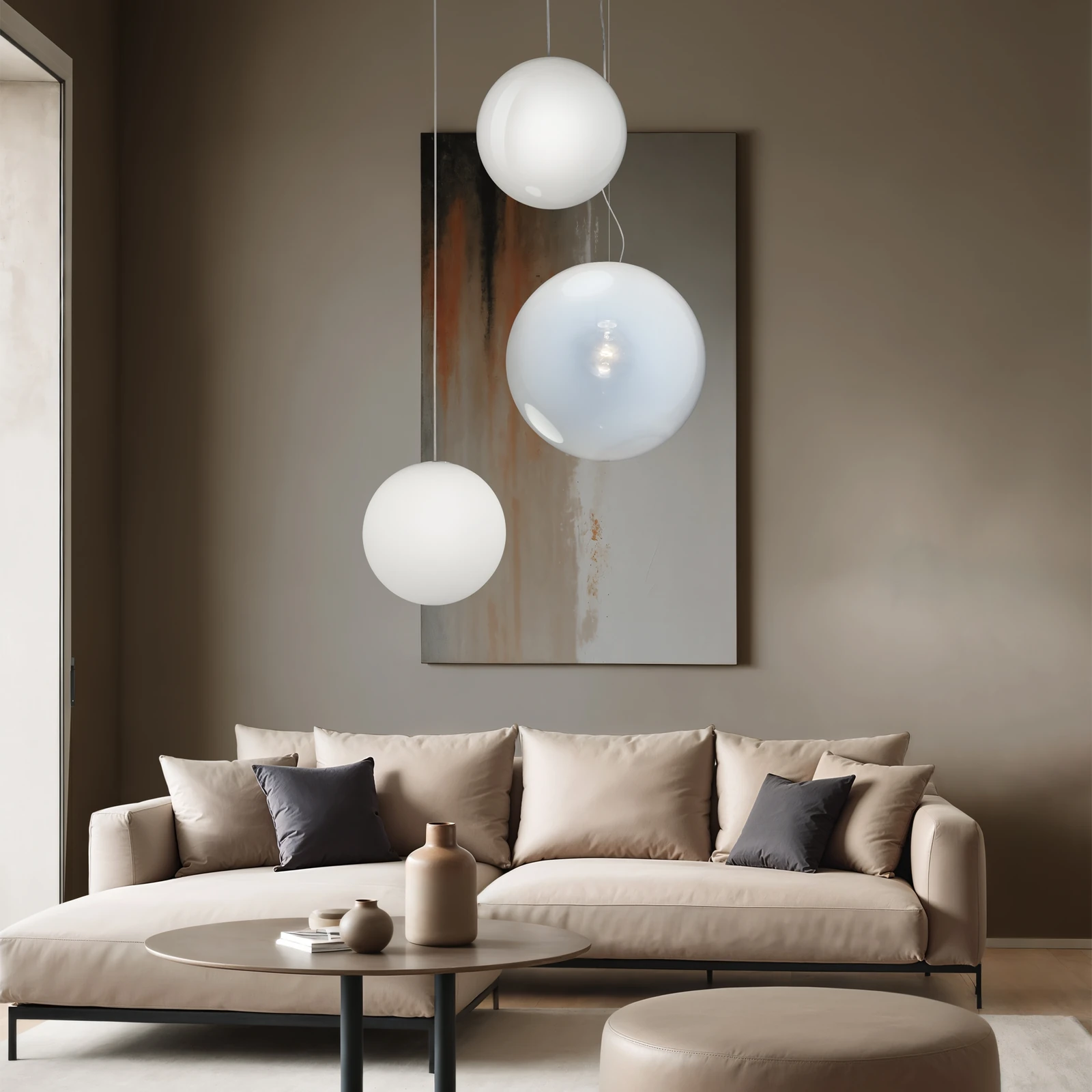 Mapa Pendel E14 1e by Ideal Lux, installed
