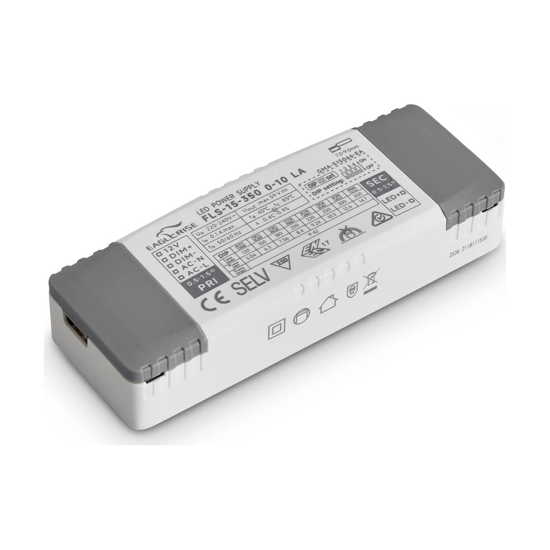Zephyr LED Driver 1-10V 15W 300mA by Ideal Lux, product photo